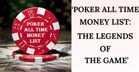 all time money list poker